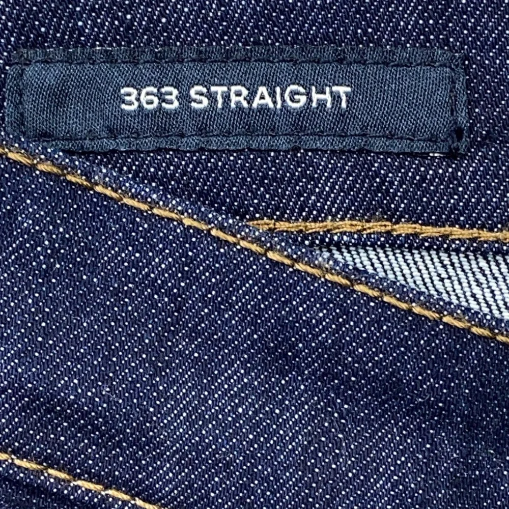 Lucky Brand Jeans Men's 38x30 Blue Denim 363 Straight Dark Wash Stretch